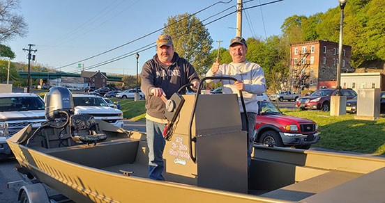 2021 Give away boat winner Dale Zairo